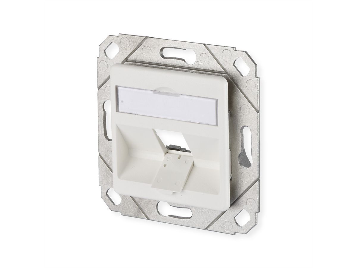 METZ CONNECT Modul Anschlussdose UPk, 1 Port unbestückt reinweiß