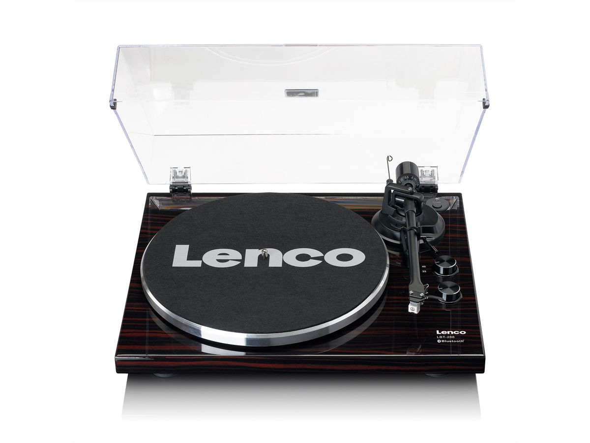 Lenco Platine vinyle LBT-288WA, noir / marron