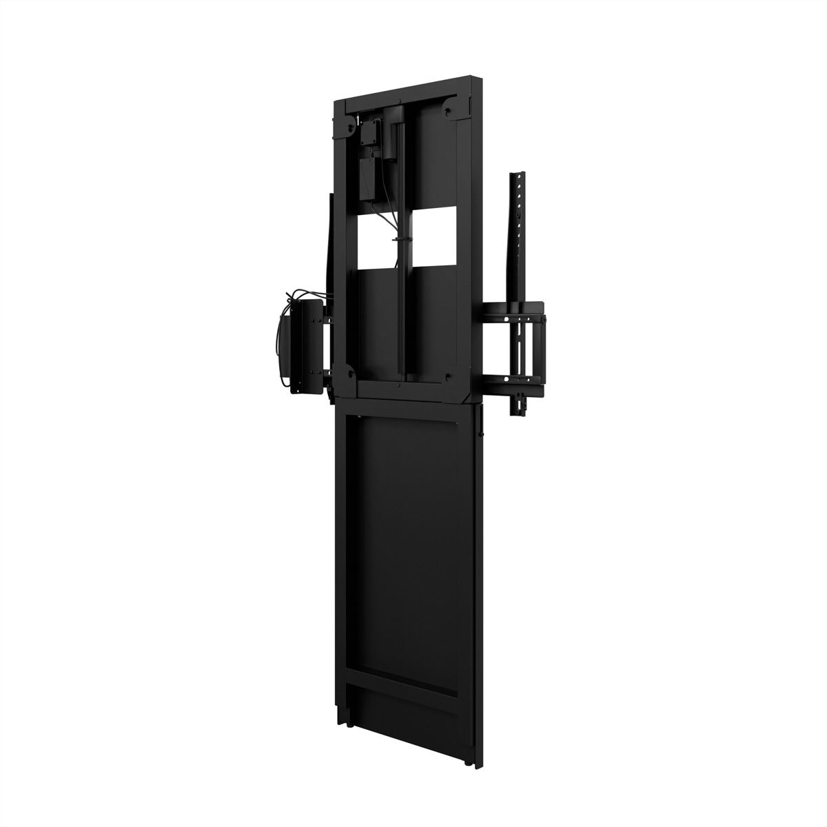 Hagor Support mural Moto Slim Stud, Motorisé, réglable hauteur, noir