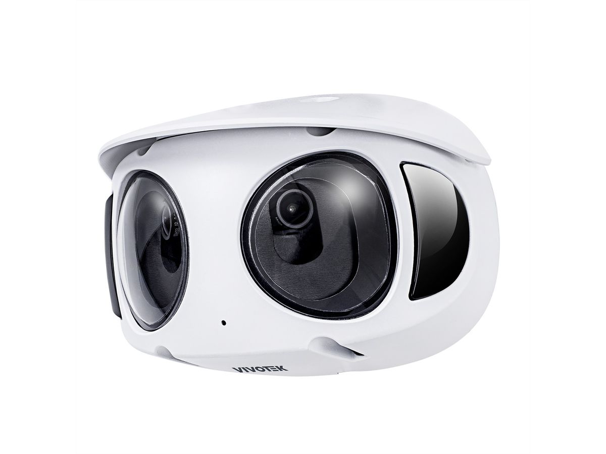Vivotek MS9390-EHV-v2 Vandal-Multisensor Kamera 8 MP, 180°, IR-LED bis 20m