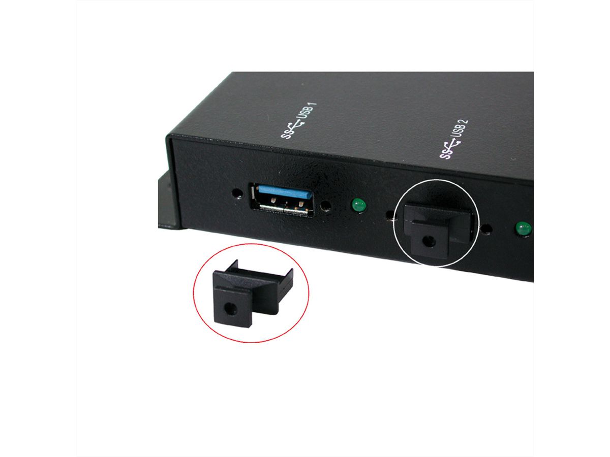 EXSYS EX-1111 - Protecteur de port USB USB 3.0/2.0, par 10