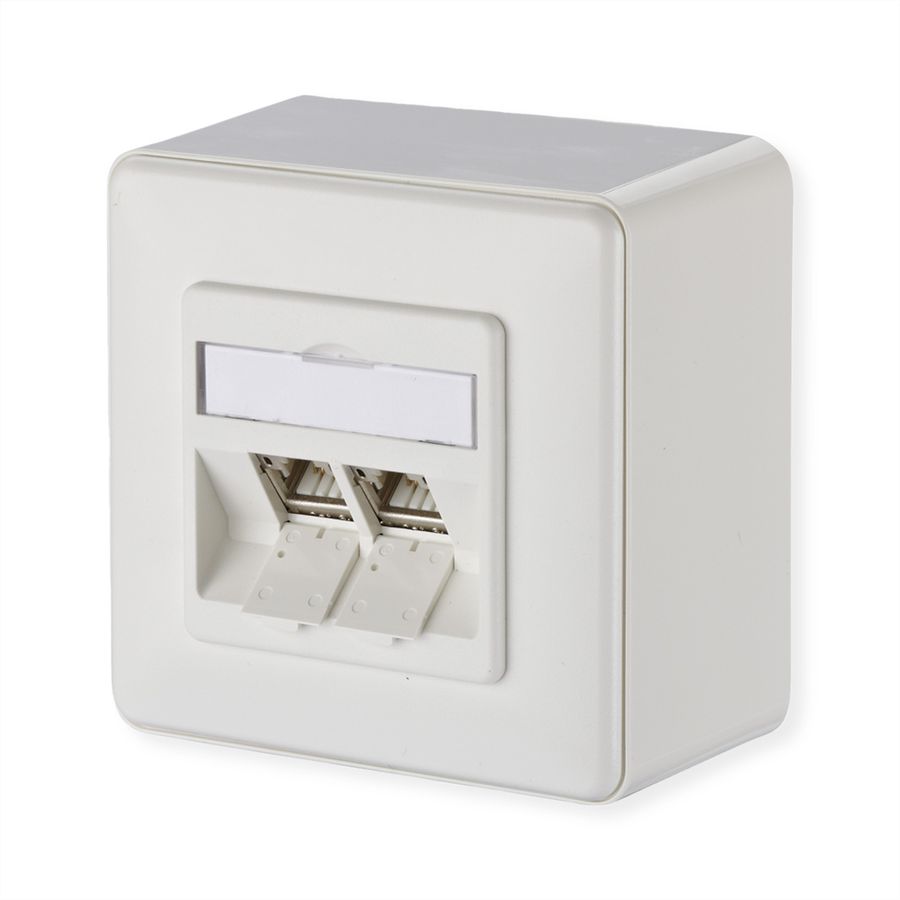 METZ CONNECT C6Amodul 2 Port 270°M AP reinweiß