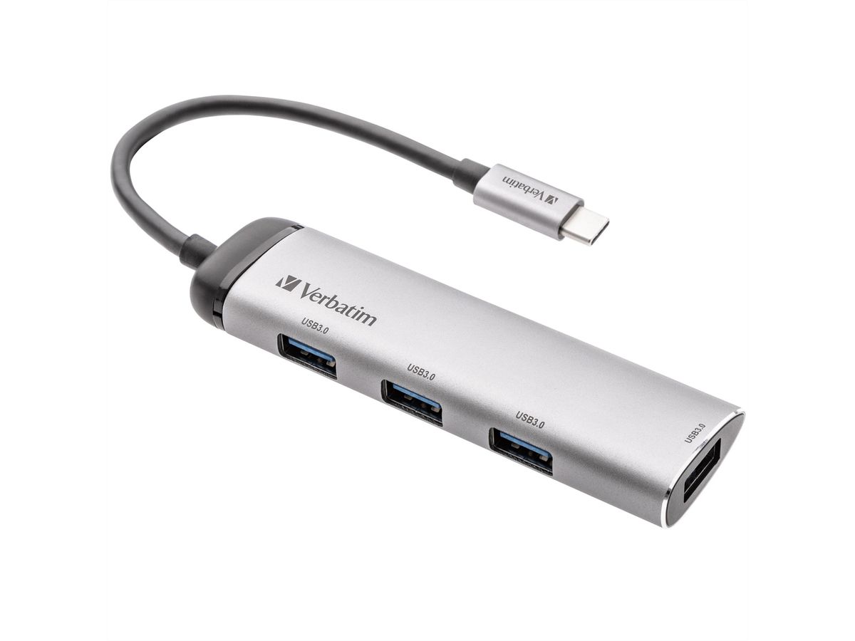 Verbatim USB-C Hub, 4x USB-A