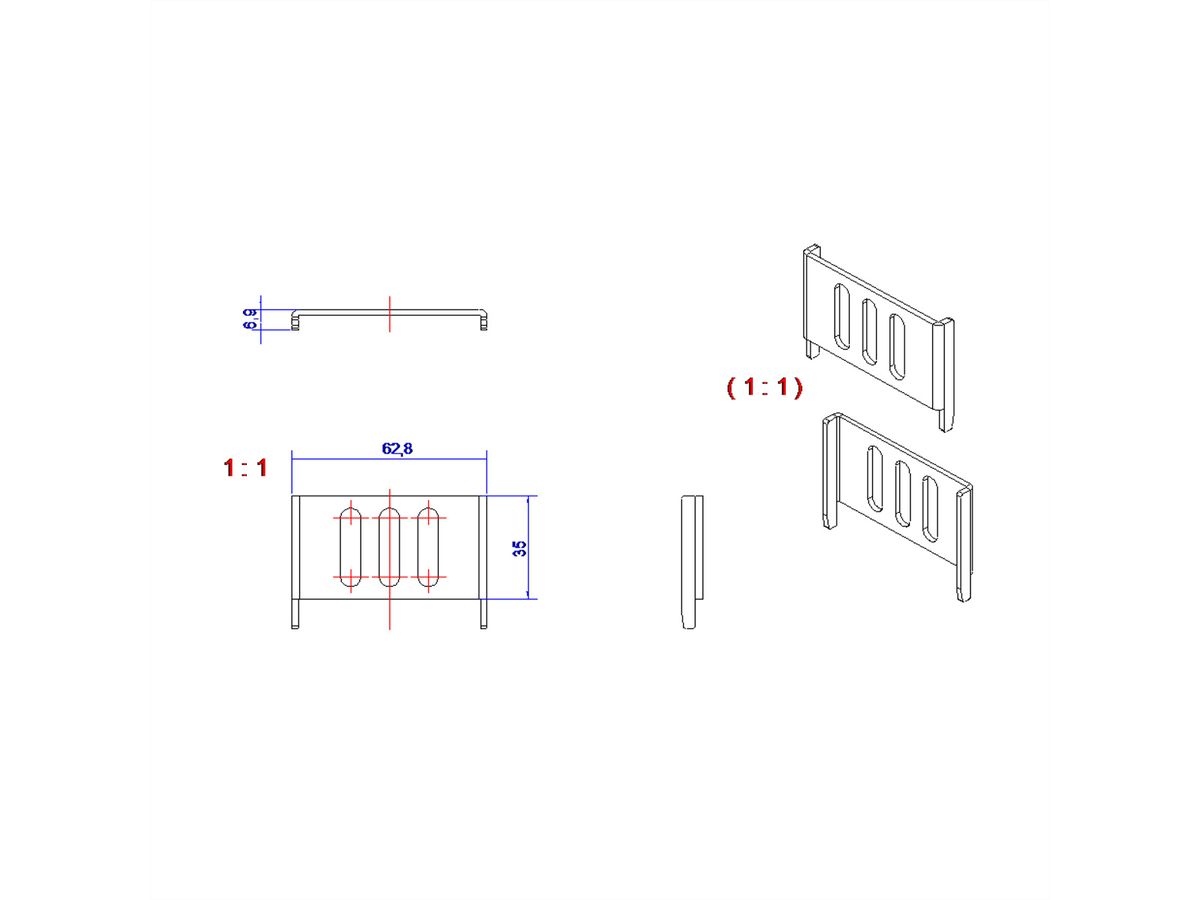 BACHMANN BlueNet kit de montage latéral