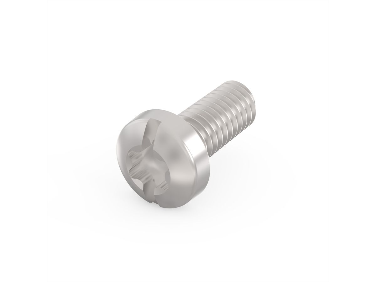 SCHROFF Linsenkopfschraube mit Torx/Schlitz - LIKOSHR LP S M2.5X6 T 100STK