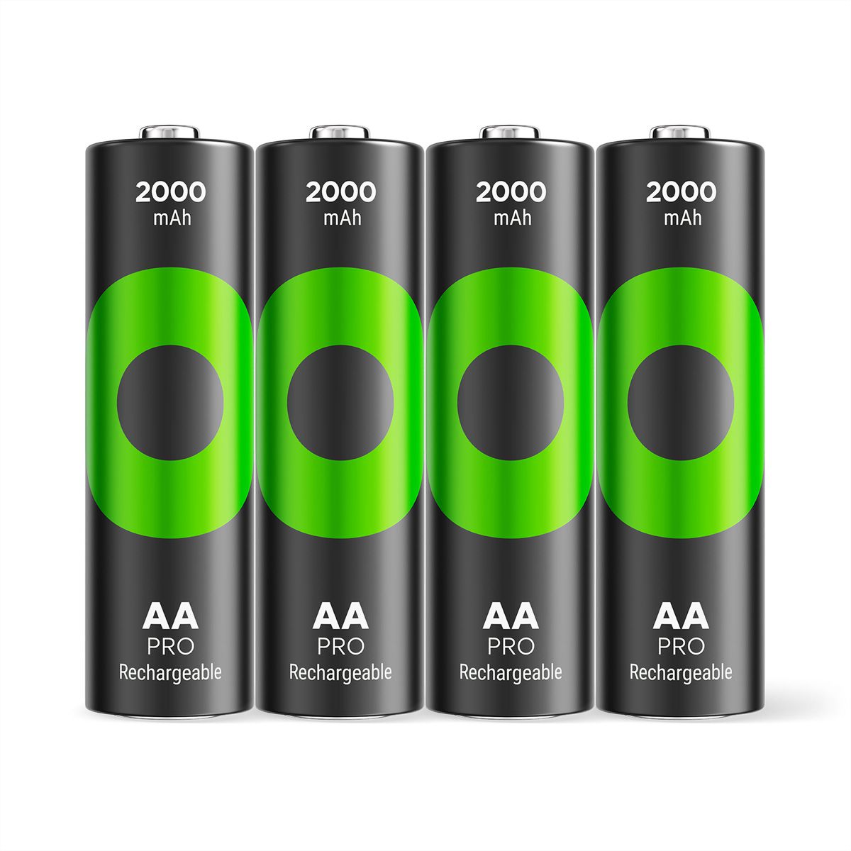 GP Batteries Recyko+ Pro, Akku 4xAA, 2000 mAh, 1,2 V
