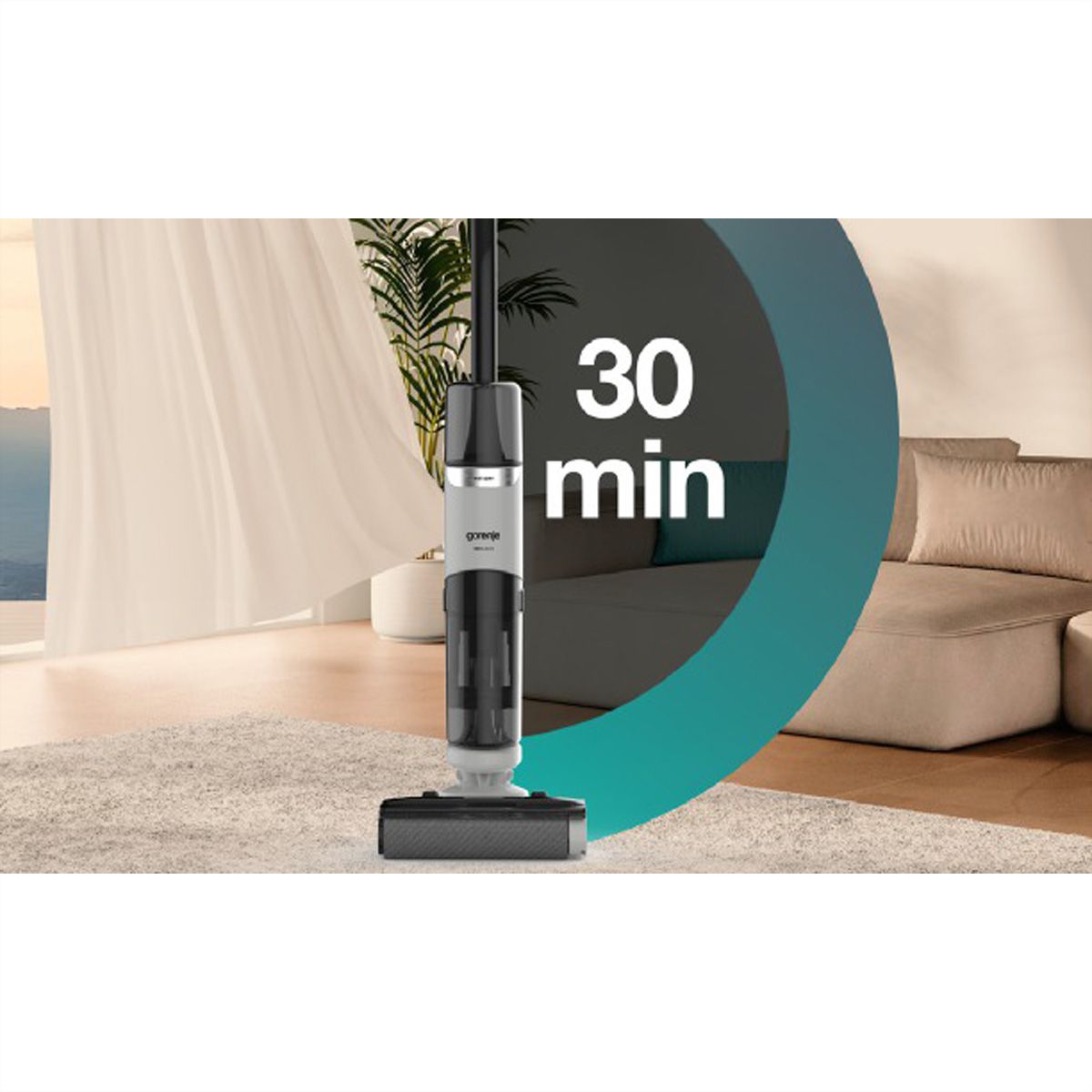 Aspirateur laveur sans fil Gorenje SFC216100G NEOCLEAN, 180 W, sans fil