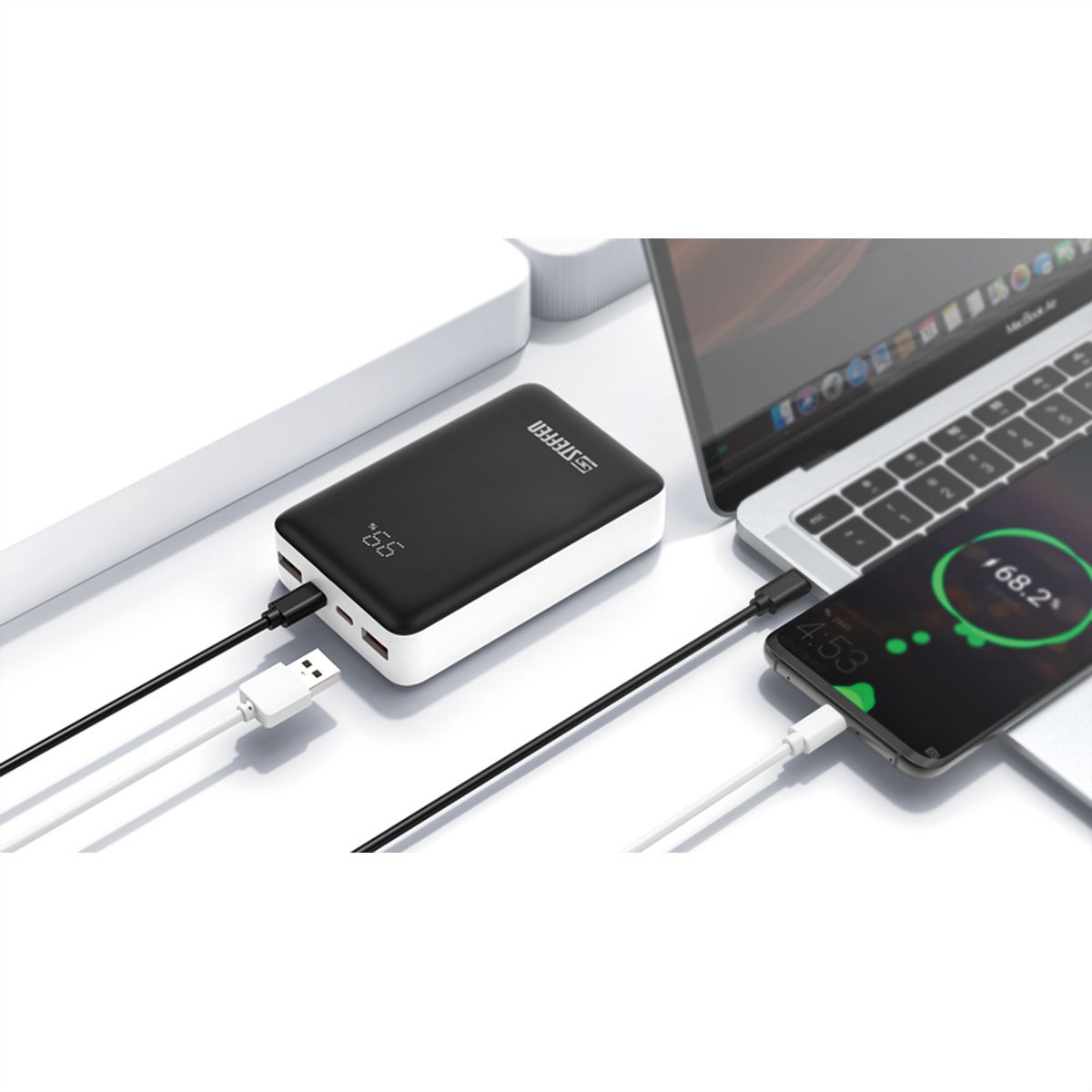 Steffen Powerbank 65 W  , PD3.0 20'000mAh max. 20V-3.25A