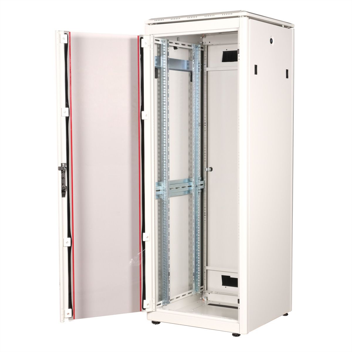 **DEMO**ROLINE 19-Zoll Netzwerkschrank Pro 32 HE, 600x600 BxT Glastür grau