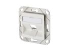 METZ CONNECT  Keystone boîtier de raccordement encastrement dans les canalisations 1 port non équipé blanc pur