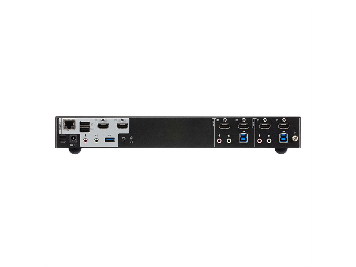 ATEN CS1842 Commutateur KVM deux affichages HDMI 4K 2 ports USB 3.0