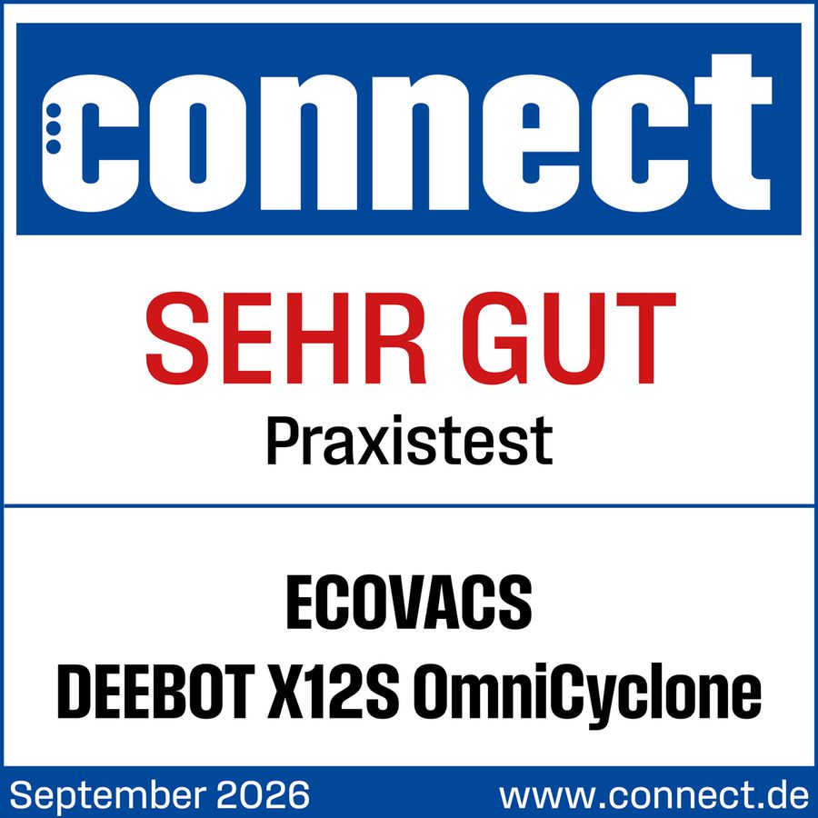 Ecovacs Aspirateur robot DEEBOT X12S OmniCyclone