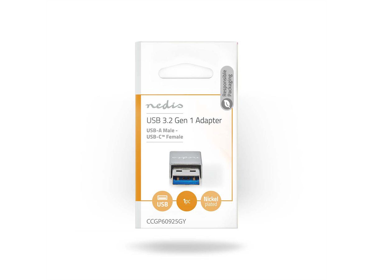 Adaptateur Nedis USB-A vers USB-C