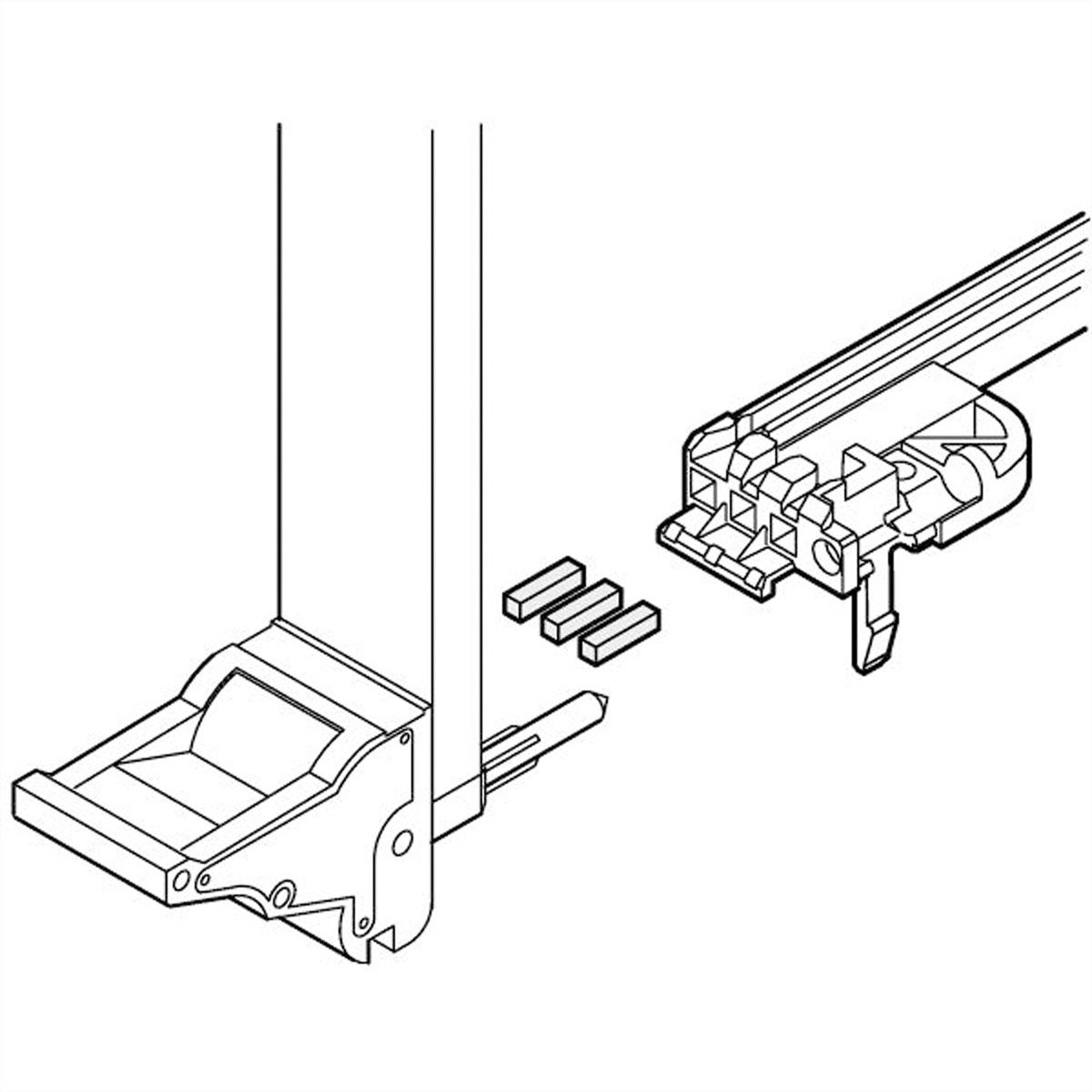 SCHROFF Codierkeile - CODIERKEILE RAL7035 100STK