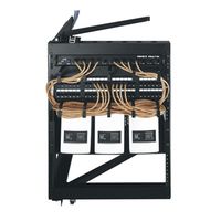 Middle Atlantic Products SFR-12-12 Rack 12U Wandmontiertes Regal Schwarz