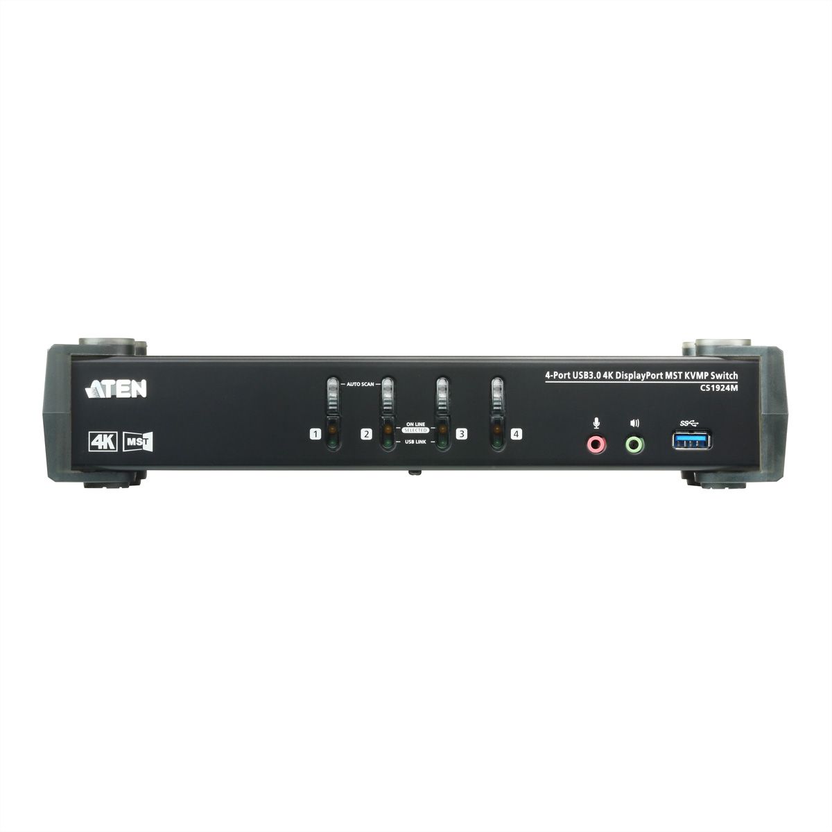 ATEN CS1924M 4-Port USB 3.0 4K DisplayPort MST KVM Switch