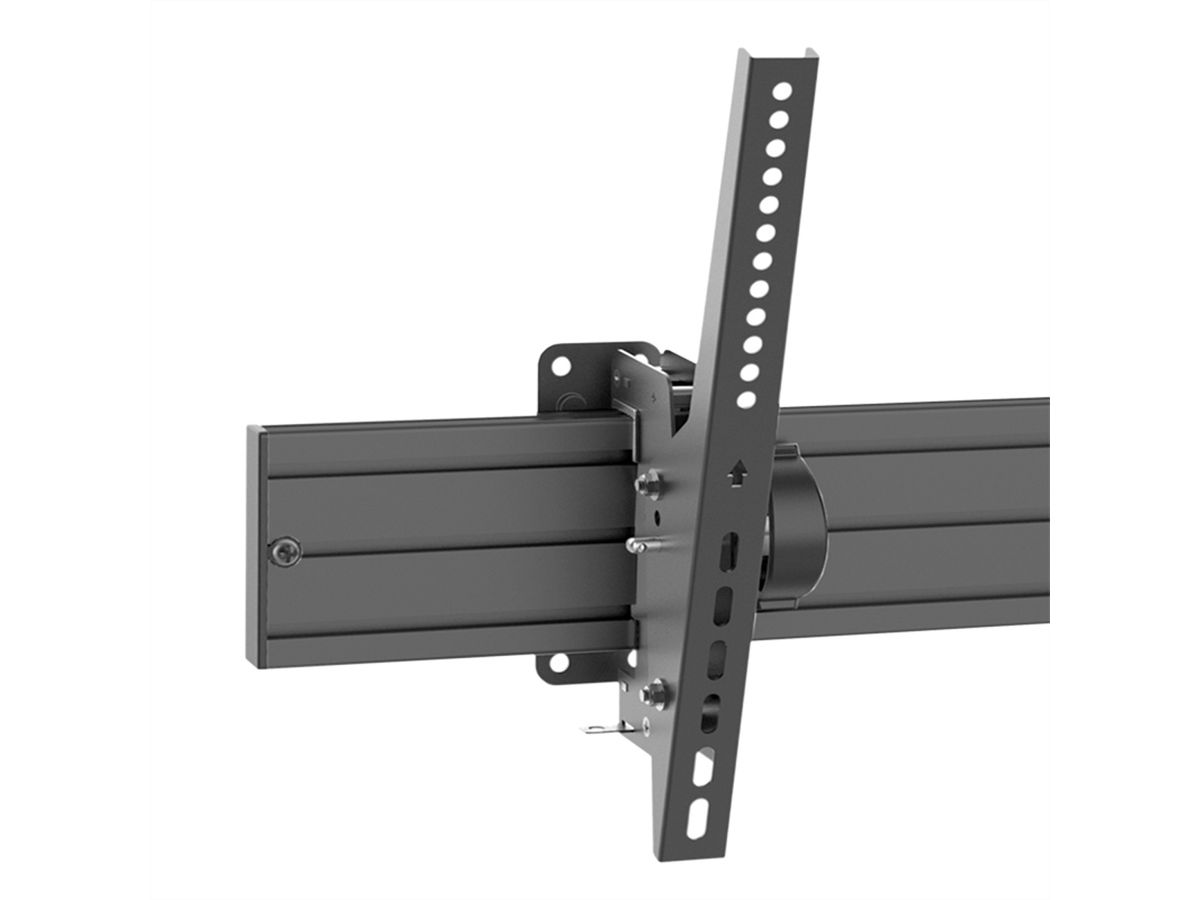 **DEMO**Hagor BrackIT Stand Dual XL, système de support mobile pour 2 écrans "side-by-side"., noir