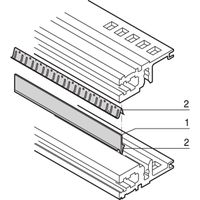 SCHROFF EMV-Dichtsatz zwischen Modulschiene und Modulschiene - HF-DICHTSATZ 20TE