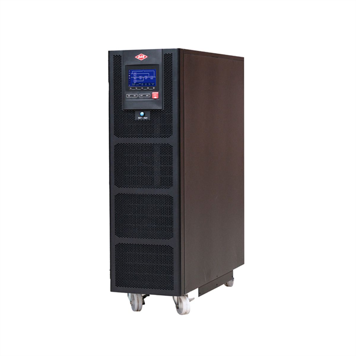 IST7 10kVA - Online Tower USV –  64x 9Ah Batterien – 17 Min. Autonomie bei 100% Last, mit internen Batterien – 32x 9Ah LL & externer Batterieschrank BB4 mit 32x 9Ah LL
