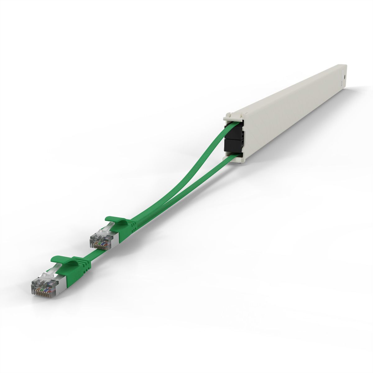 patchbox.one Cassette 46RU STP vert Cat.6a 2,5 m