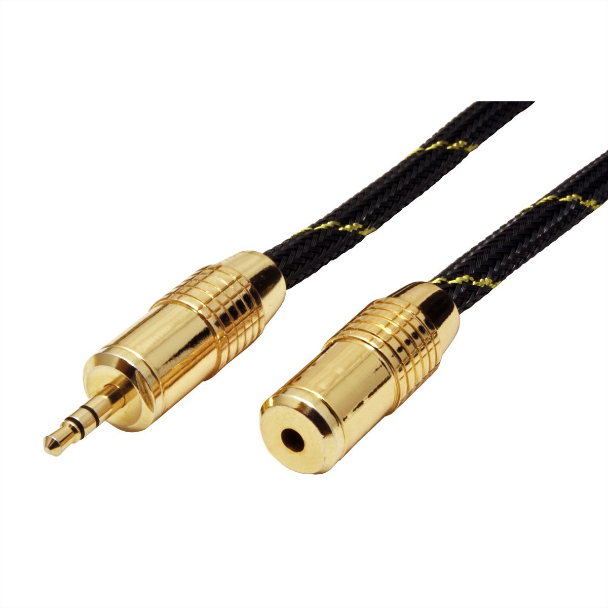 ROLINE GOLD 3,5mm Audio-Verlängerungskabel ST/BU, 10 m