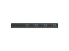 ROLINE KVM Switch, HDMI 4K, USB, 1 User - 4 PC, mit 3-Port USB-Hub