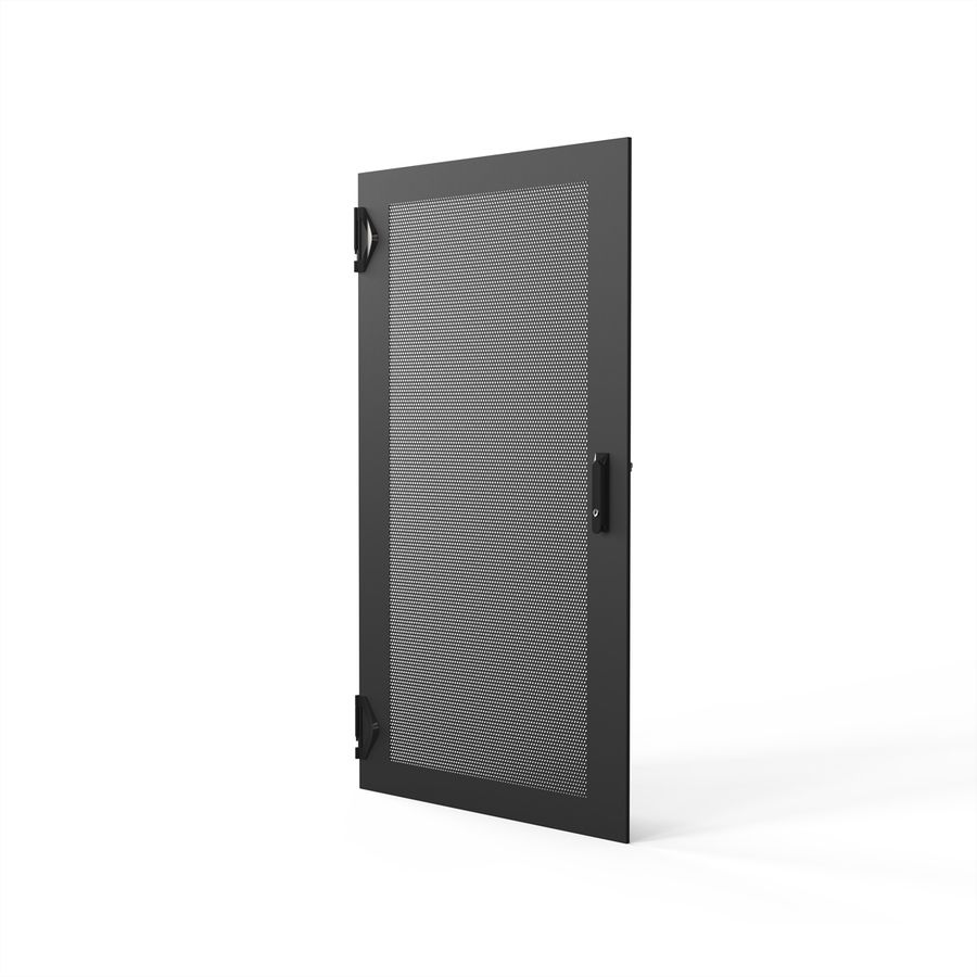 SCHROFF TUER 1600H 800B PERF.IP20 1PT RAL7021