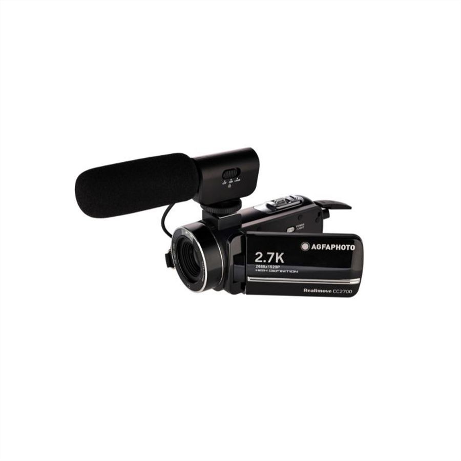 Agfa Realimove CC2700 Camcorder 2.7K, Black