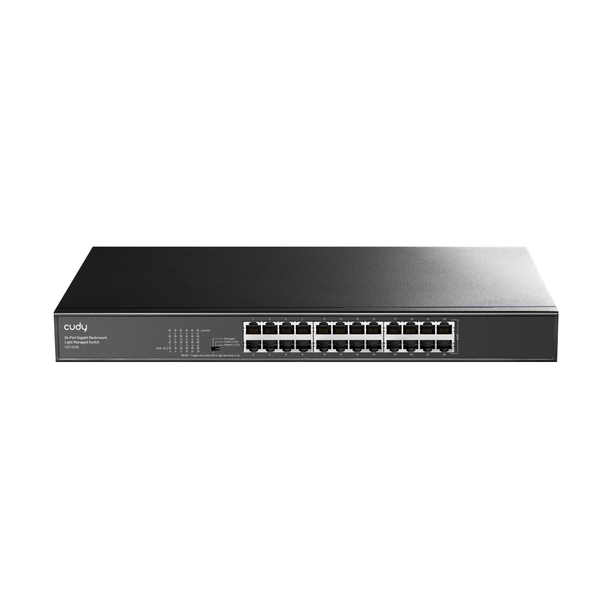CUDY GS1024E Switch Gigabit 24 ports monté en rack Easy-Managed
