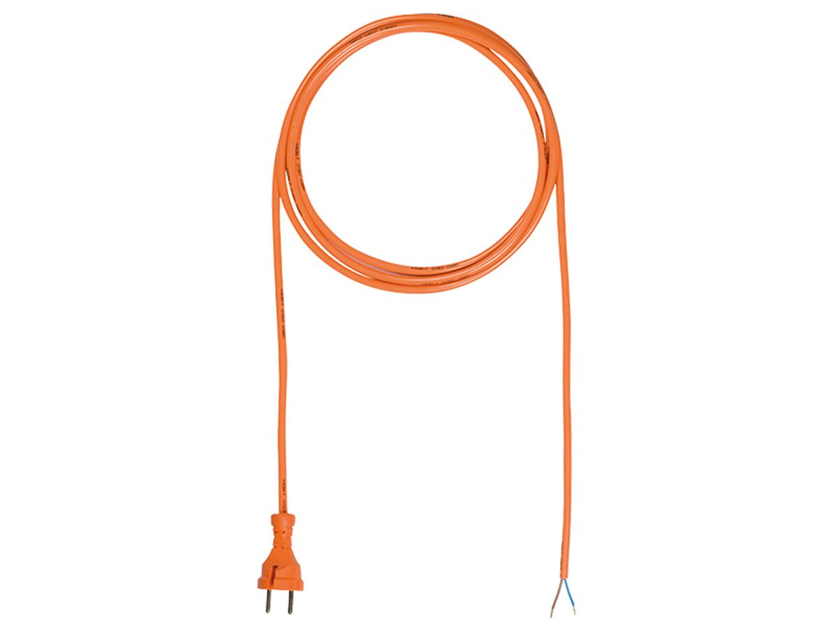 BACHMANN PUR-Zuleitung 2x1.50 5m orange, H07BQ-F 24G/AEH