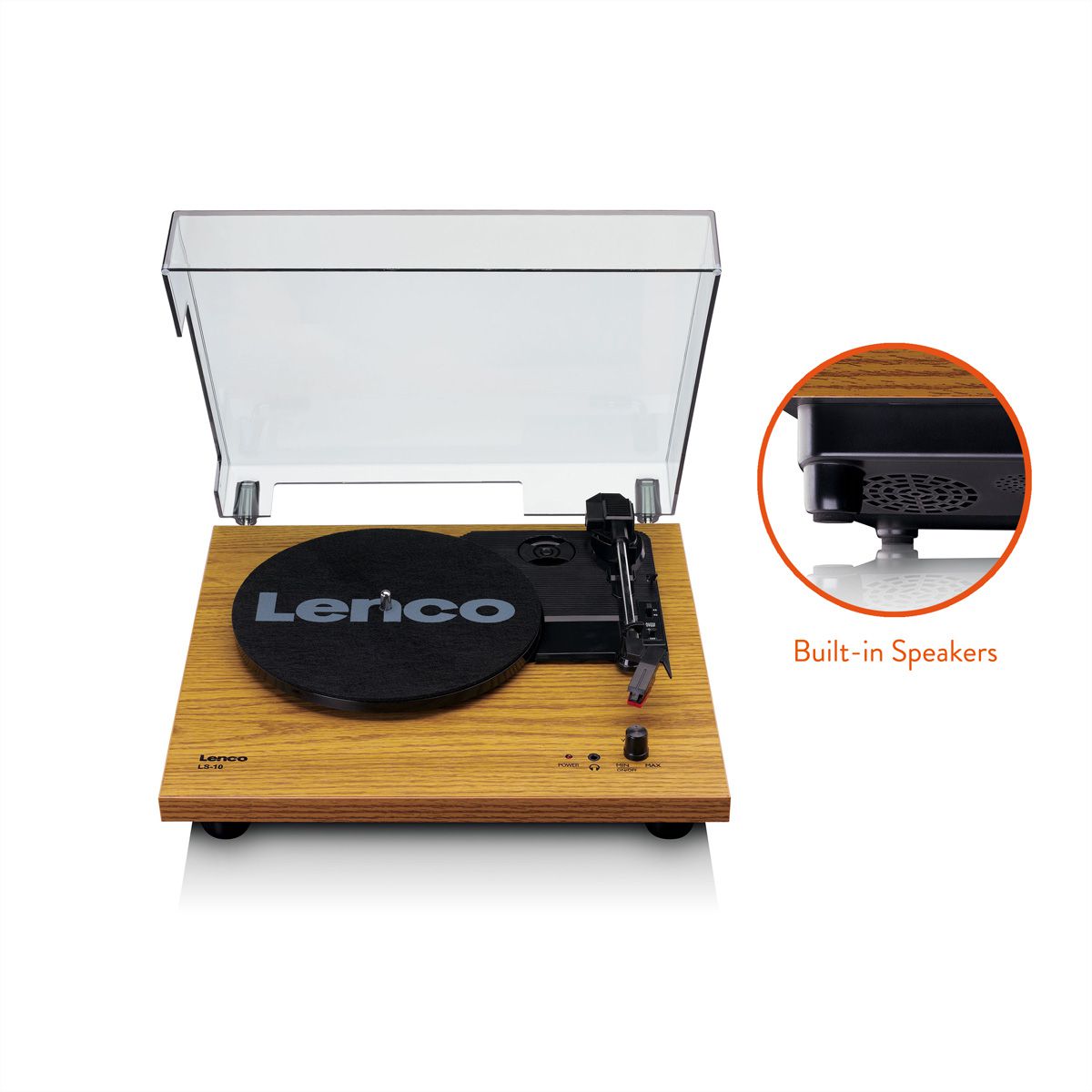 SOCLE en bois de frêne pour les séries de platines vinyles Lenco L-75 / L-78 - Canada