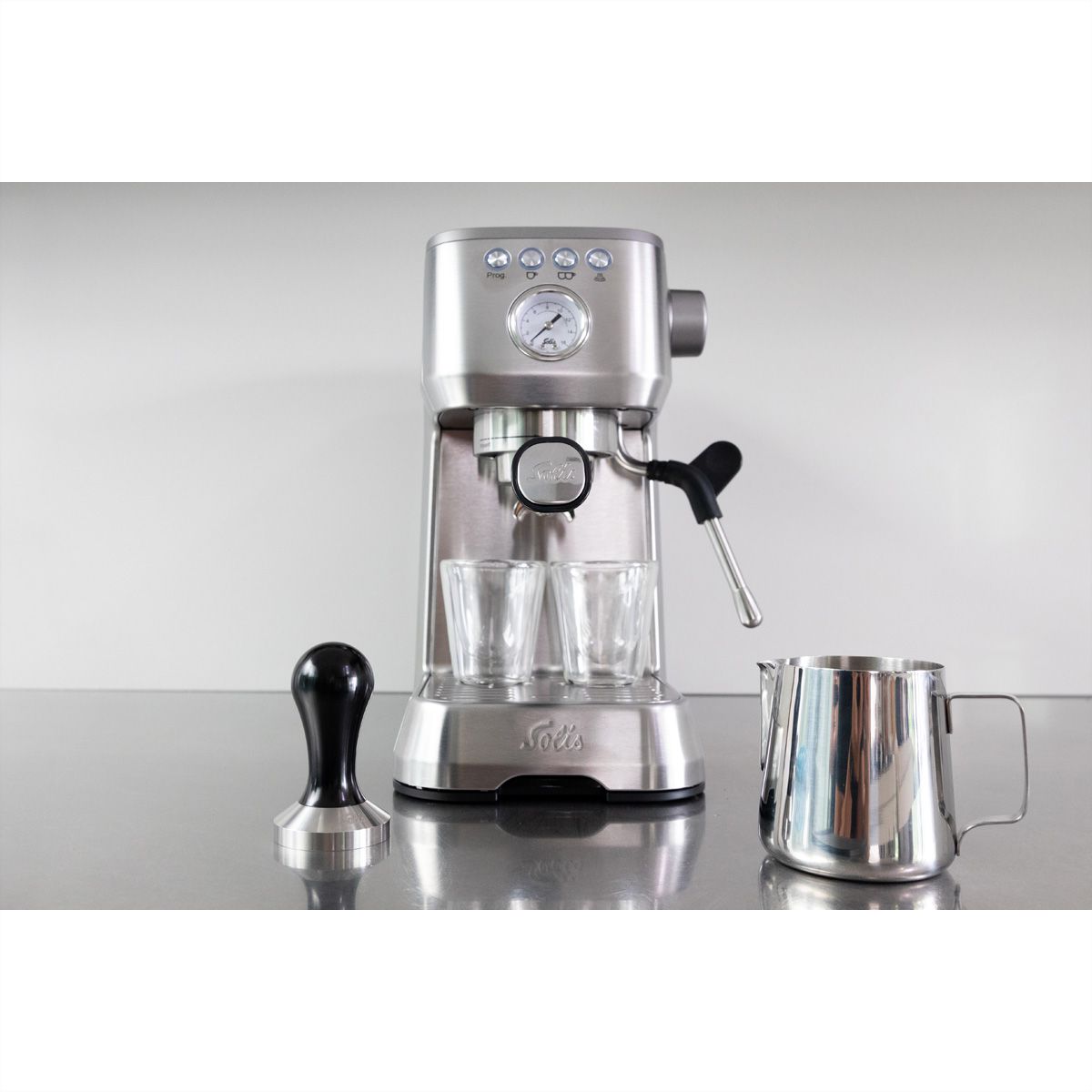 Solis Kaffemaschine Barista Perfetta+, silber, Typ 1170