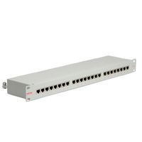ROLINE Panneau de brassage 19", 1 UH, 24x RJ-45, Cat.5e (Classe D), gris