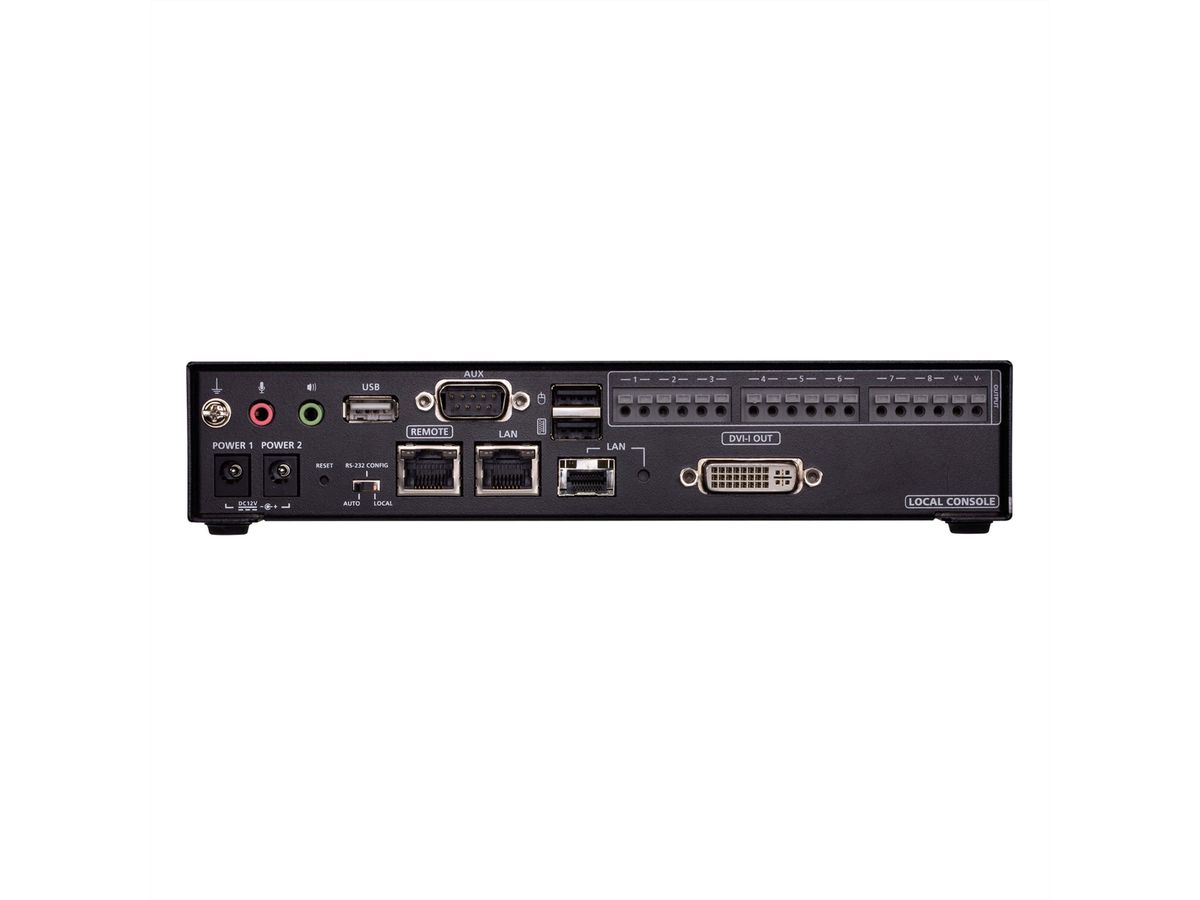 ATEN RCMDVI00BT Transmetteur KVM sur IP à un seul écran DVI-I avec accès à distance