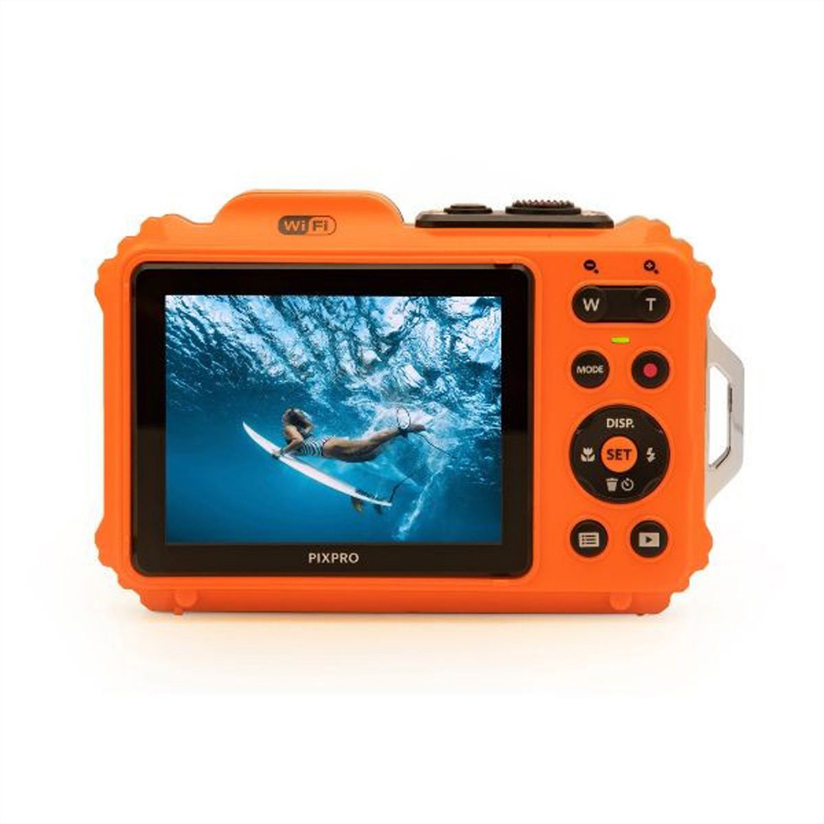 Appareil photo sous-marin Kodak WPZ2OG Bundle, inkl. 2ème batterie + carte SD micro 16Go