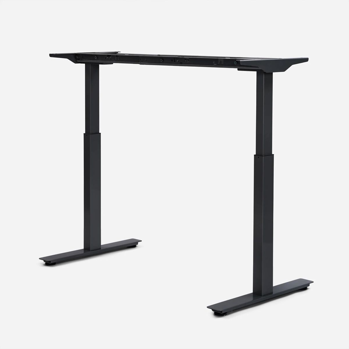 WRK21 Tischgestell Work Grau , 100-180 x 60 / 66,5-130,5cm Höhe