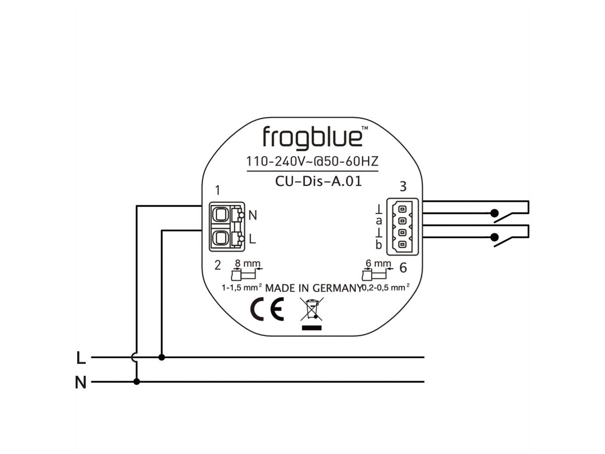 frogblue, frogDisplay V2 , contrôle par écran tactile