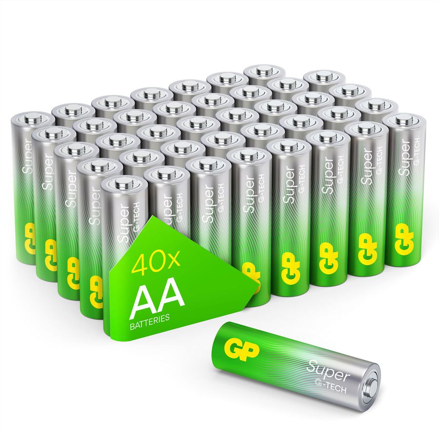 GP Batteries Super Alkaline AA 40x