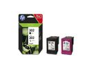 X4D37AE, Pack 302/302 noir/couleur pour OfficeJet 3830