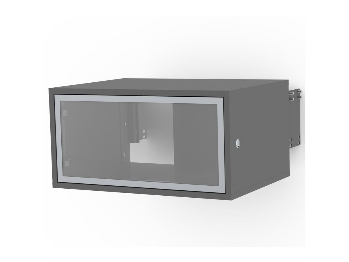 SMS Presence Media Box Glass, silberfarben