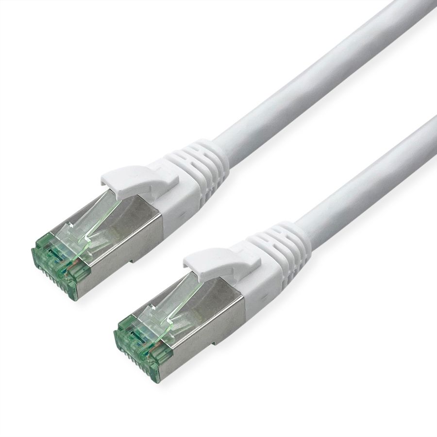 ROLINE RM Cordon Cat.6A S/FTP(PiMF), blanc, 0,3 m