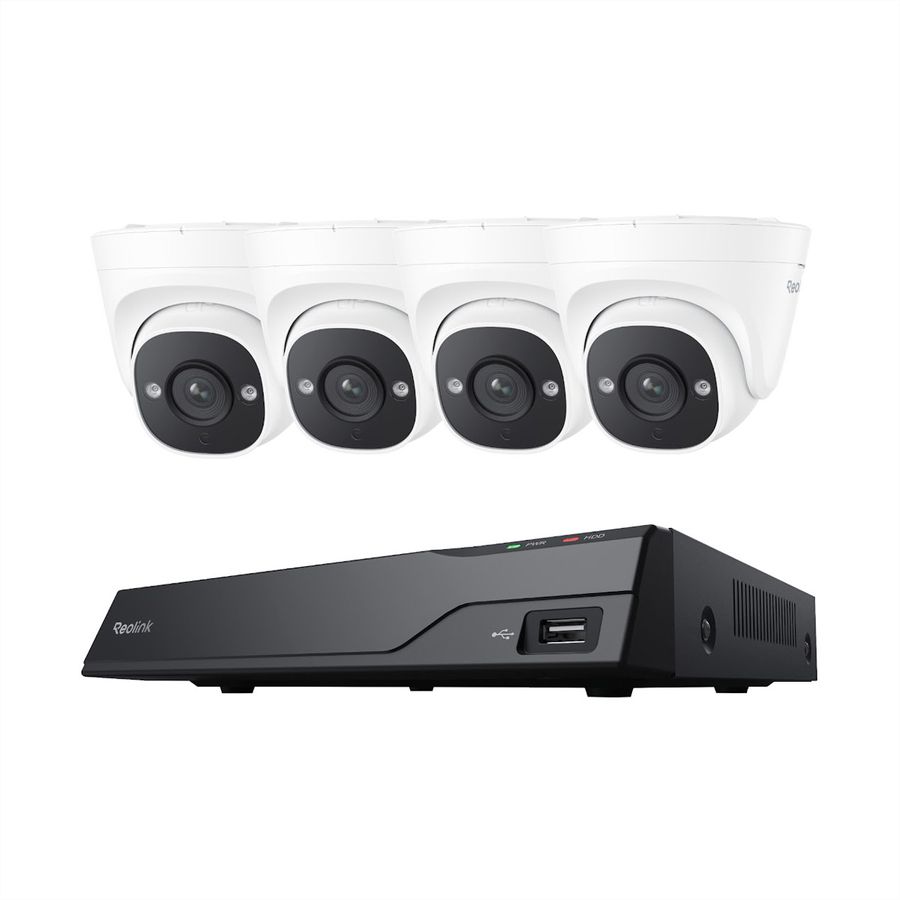 Reolink NVS8-5MB4 Kamera Kit 8-CH, 4x P320 5 MP, incl. 2 TB HDD