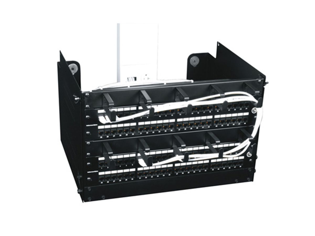 Middle Atlantic Products PPM-6-16OB Rack 6U Wandmontiertes Regal Schwarz