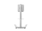 Hagor support mural ST SA Flip II 55, système de support mobile pour Samsung WM55H et WM55R, blanc