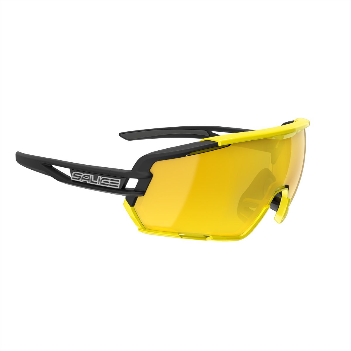 Salice Occhiali Lunettes de sports 020RWX, Black-Yellow / RW Yellow