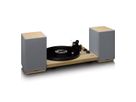Lenco Aktiv Lautsprecher, 2x40W, Wood,, BT, opt.In, USB, AUX, SUB-Out, IR-FB.