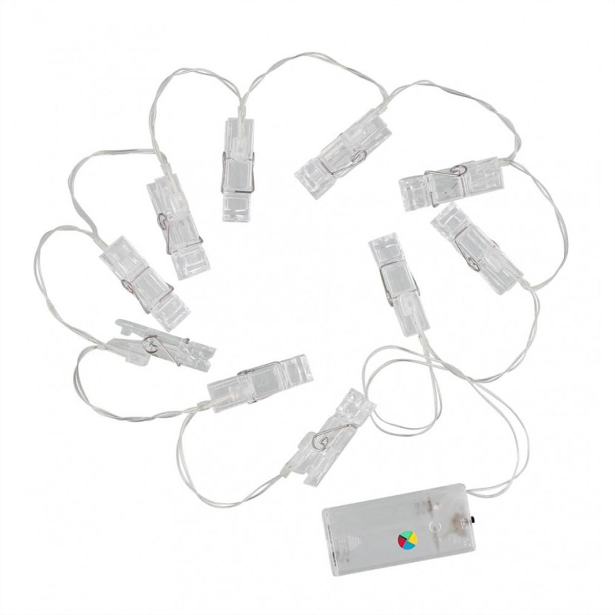 T'NB LENSY LED Lamettas mit Clip 10Stk., versch. Farben