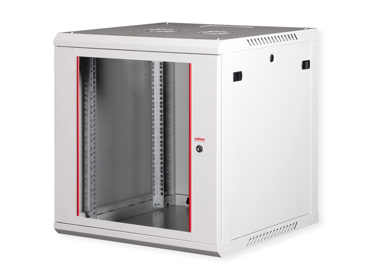 ROLINE 19-Zoll Wandgehäuse Basic Plus 12HE, 600x600 BxT grau