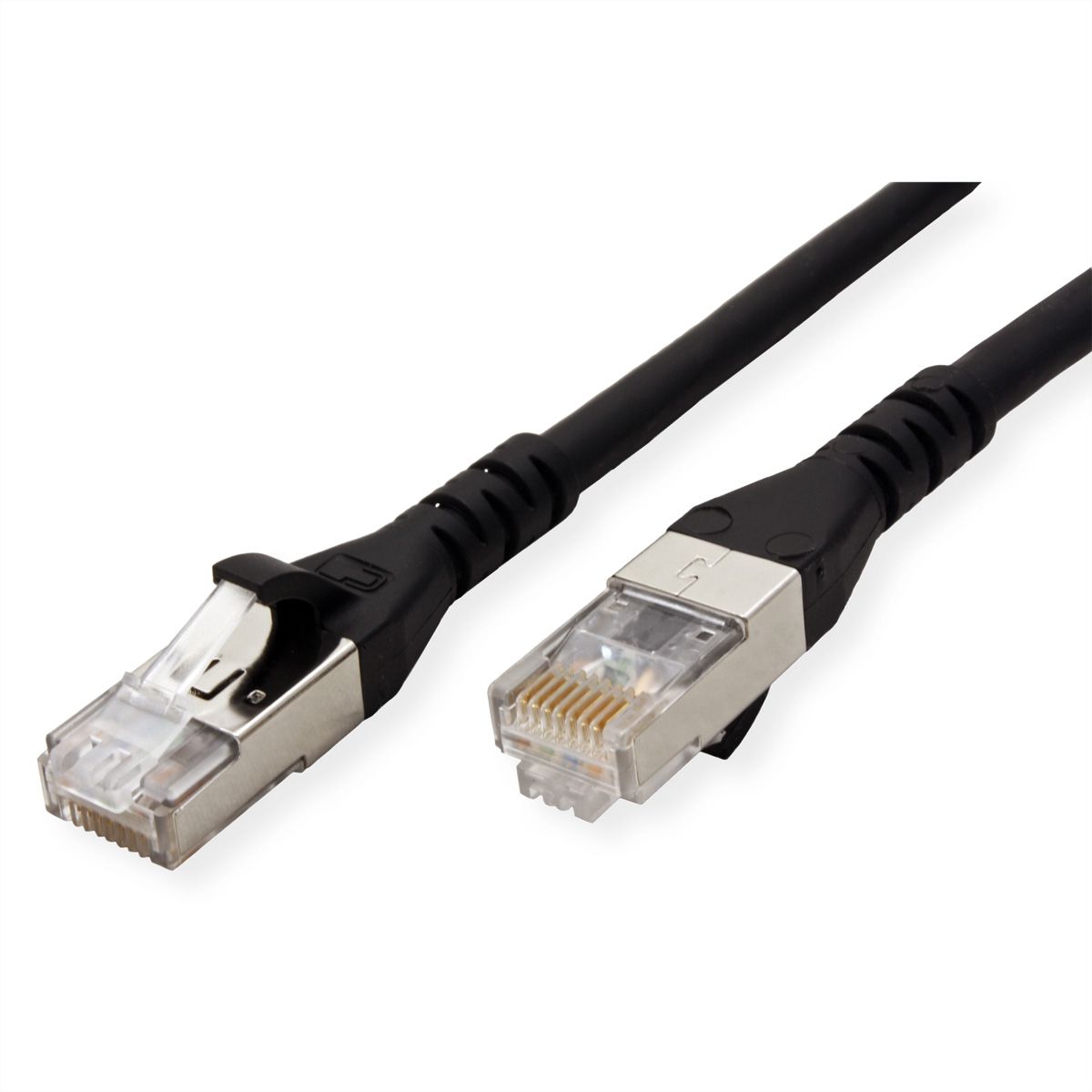 METZ CONNECT Cordon de brassage Cat.6A AWG 26, LSOH, noir, 50 m