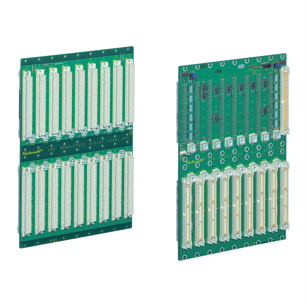 SCHROFF BUSPLATINE 3SLOT MONO EDC